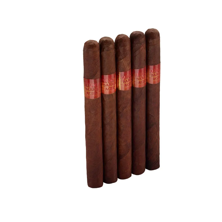 La Aurora Barrel Aged Churchill Maduro cigar listing