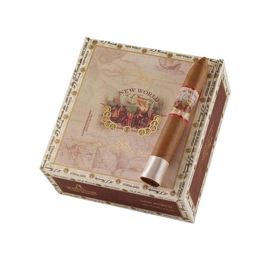 New World Connecticut by AJF Belicoso Natural cigar listing