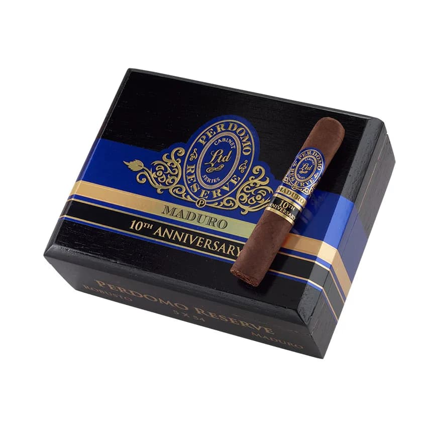 Perdomo 10th Anniversary Maduro Robusto cigar listing