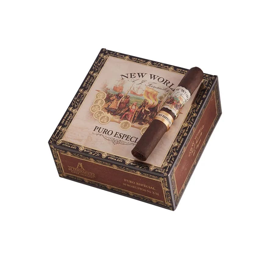 AJF New World Puro Robusto Natural cigar listing