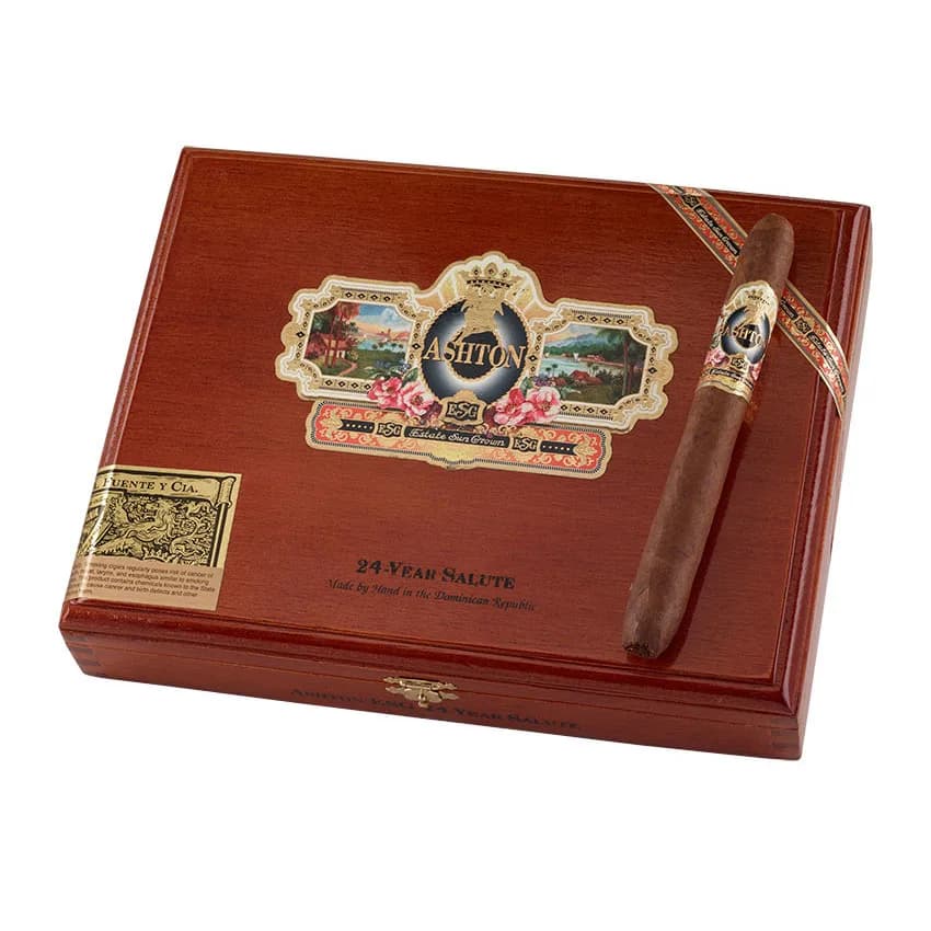 Ashton Estate Sun Grown 24 Year Salute Natural cigar listing