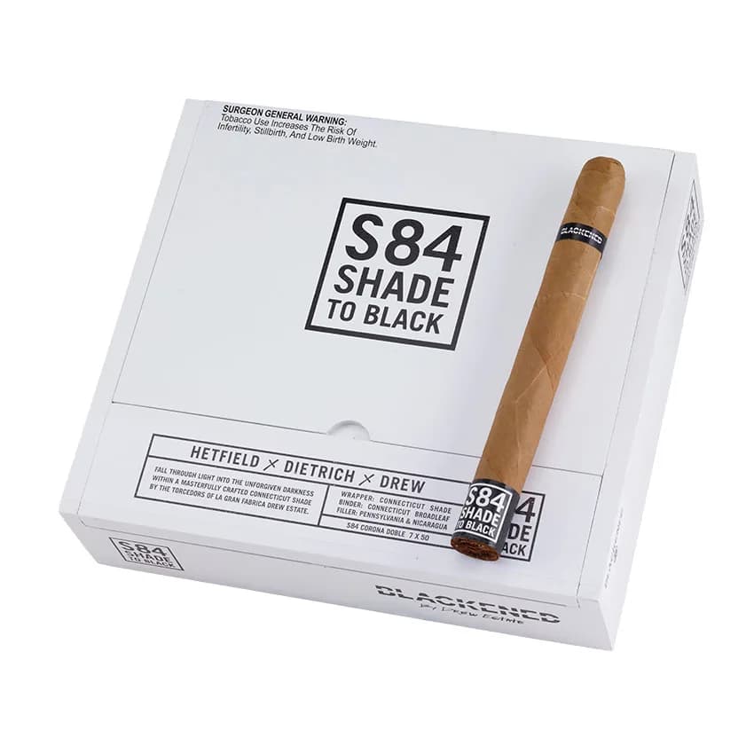 Blackened S84 Shade by Drew Estate Corona Doble Natural cigar listing