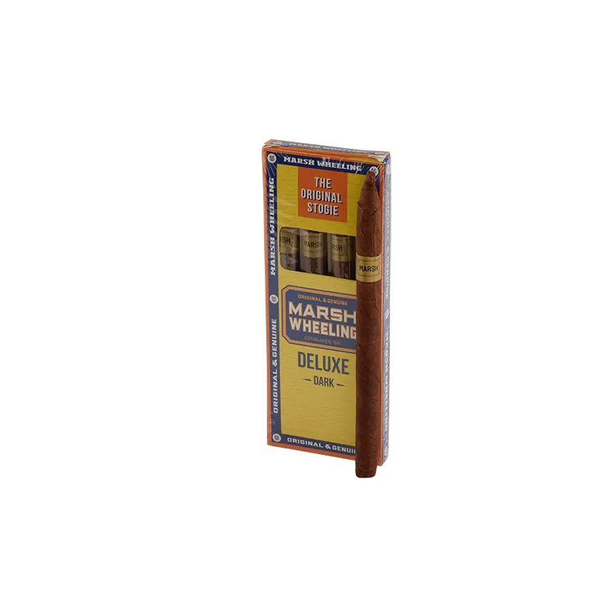 Marsh Wheeling Deluxe Dark (5) Dark Natural cigar listing