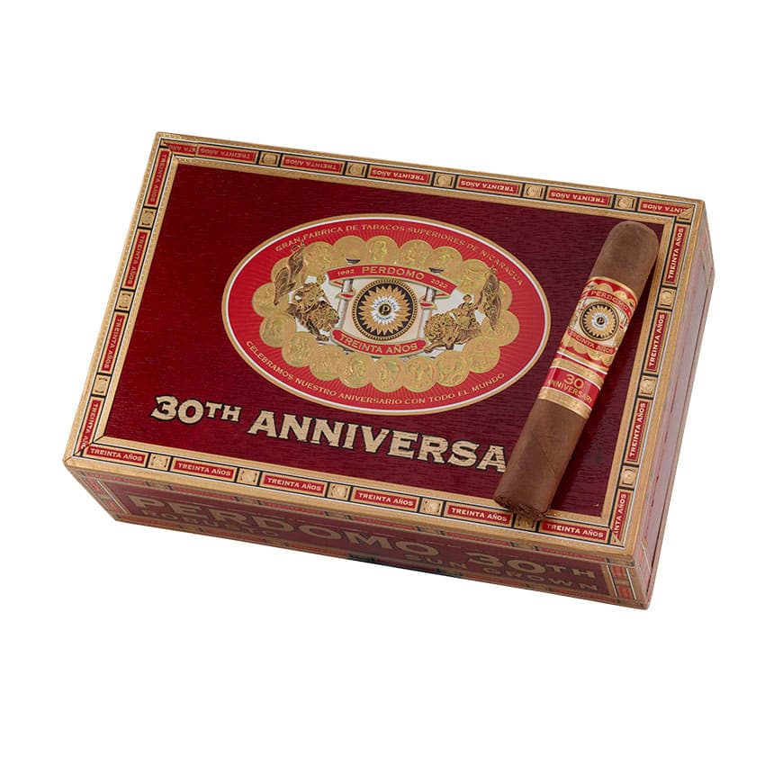 Perdomo 30th Anniversary Sun Grown Robusto Natural cigar listing