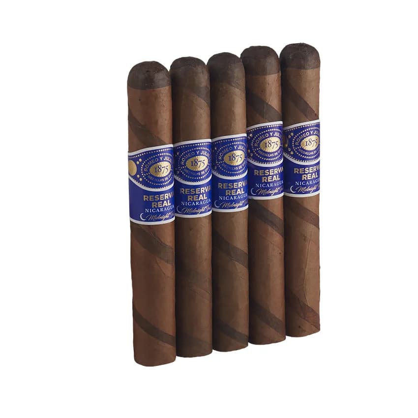 RYJ Reserva Real Nicaragua Midnight Twisted Toro 5PK Barber Pole cigar listing