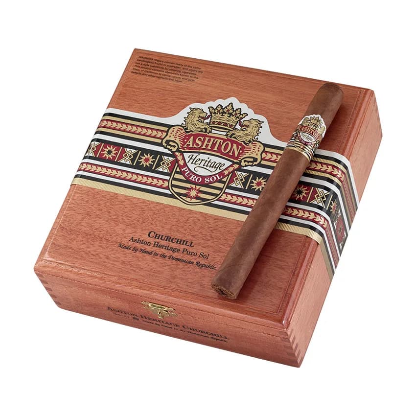 Ashton Heritage Puro Sol Churchill Natural cigar listing