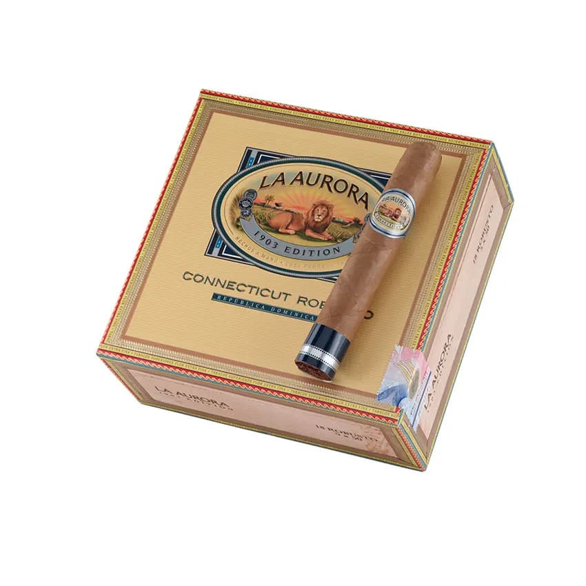 La Aurora Preferidos 1903 Sapphire Connecticut Shade Robusto Natural cigar listing