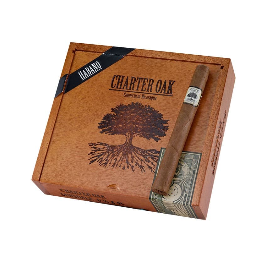 Charter Oak Habano Lonsdale Natural cigar listing