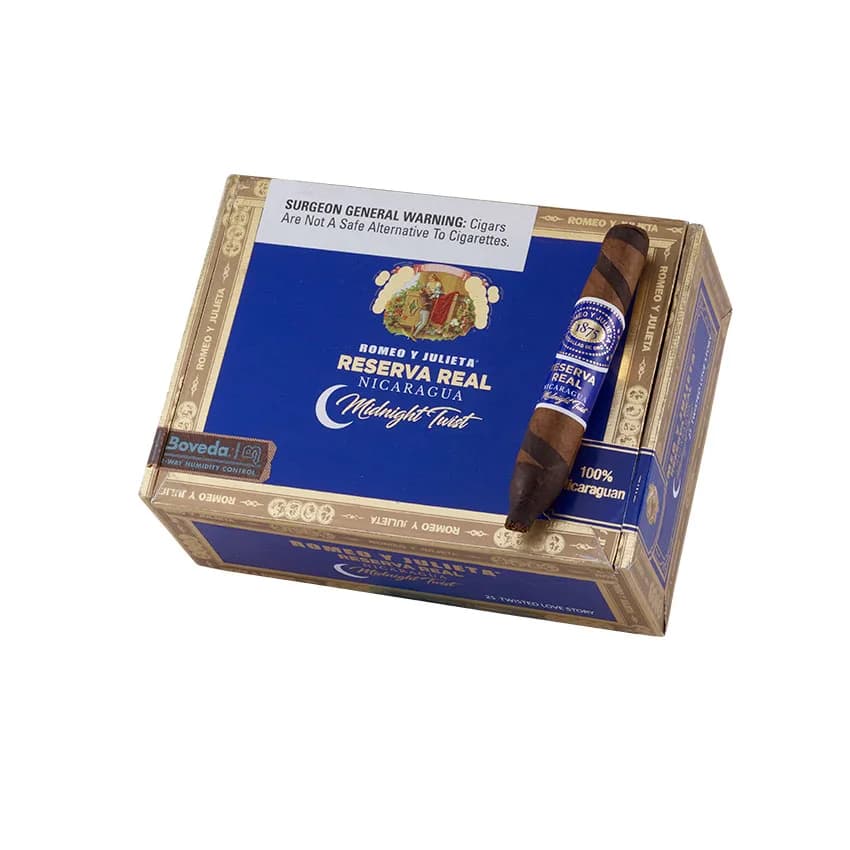 RYJ Reserva Real Nicaragua Midnight Twisted Love Story Barber Pole cigar listing