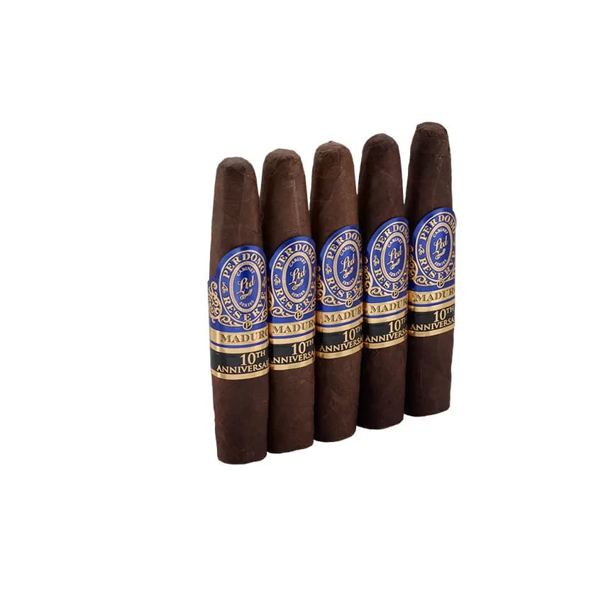 Perdomo 10th Anniversary Maduro Figurado cigar listing