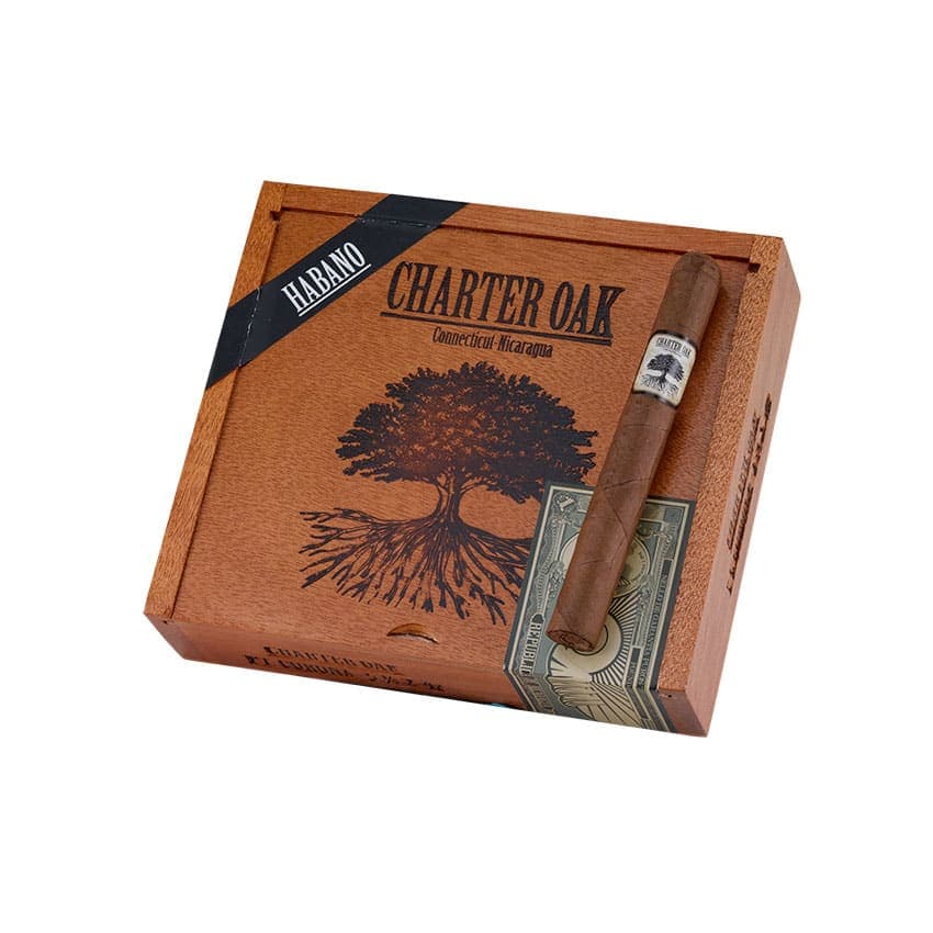 Charter Oak Habano Petit Coron Natural cigar listing