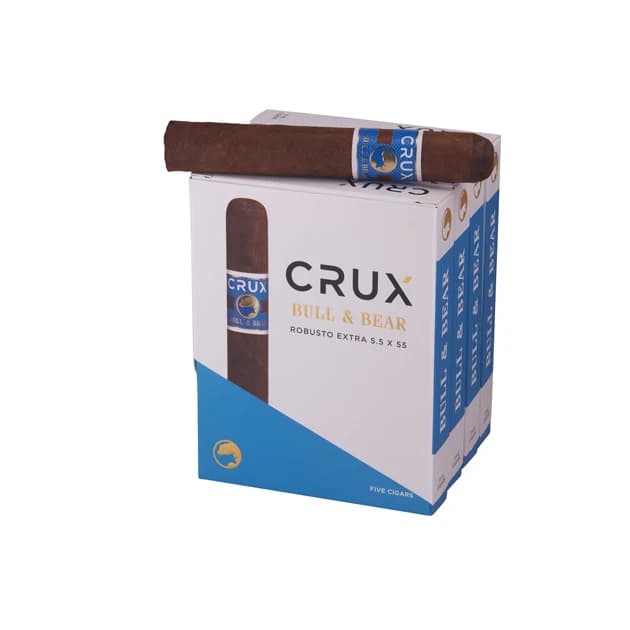 Crux Bull & Bear Robusto Extra Natural cigar listing
