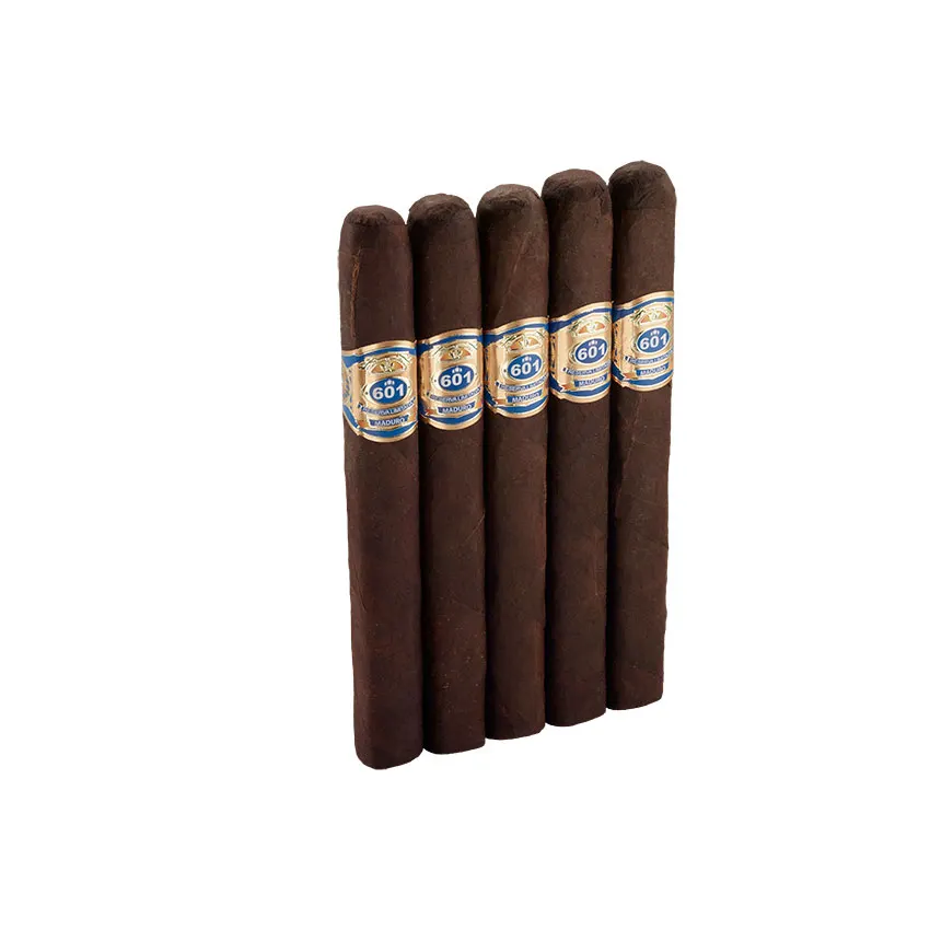 601 Blue Label Short Churchill Maduro cigar listing