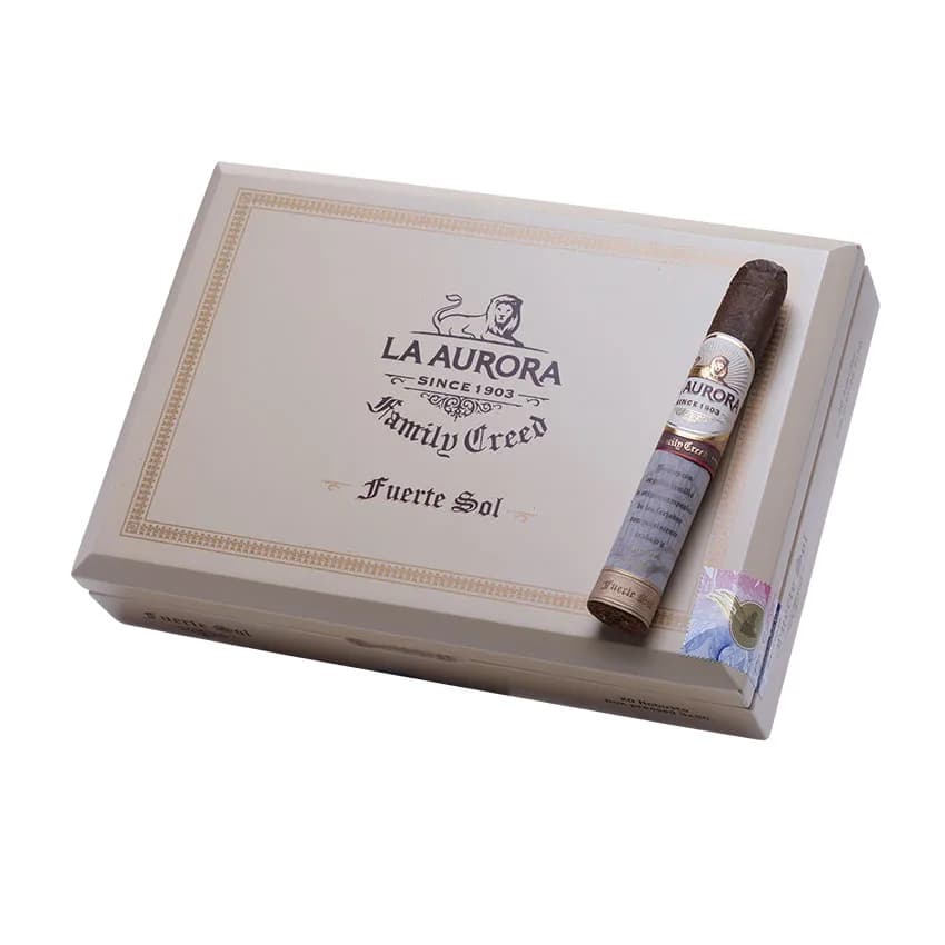 La Aurora Family Creed Fuerte Sol Robusto Maduro cigar listing
