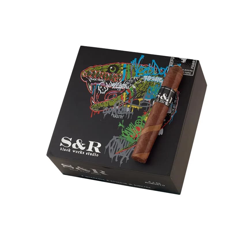 Blk Wks S&R Robusto Barber Pole cigar listing