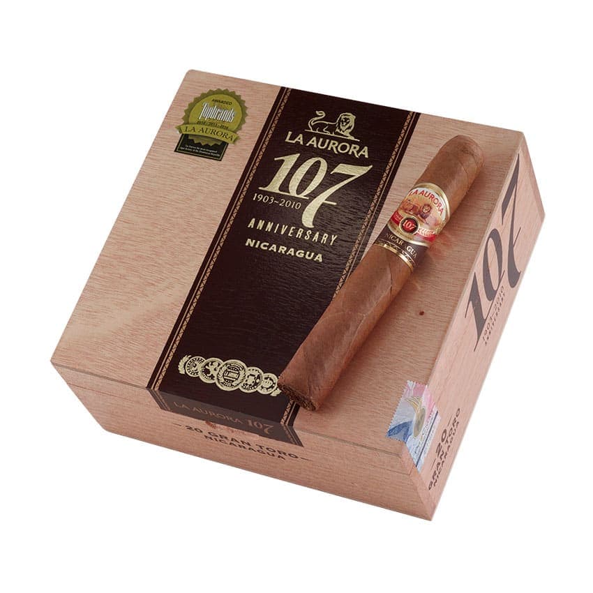 La Aurora 107 Nic Gran Toro Natural cigar listing