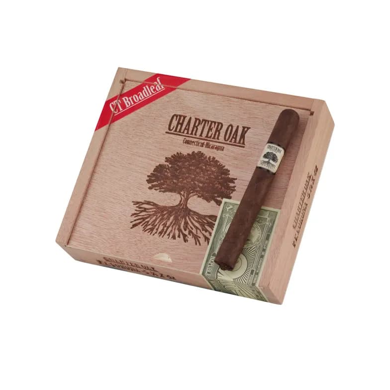 Charter Oak Maduro Petite Corona cigar listing