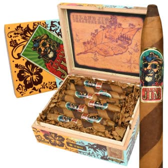 Island Jim By Oscar Torpedo Barber Pole 5 Pack cigar listing